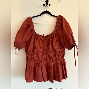 Flare blouse